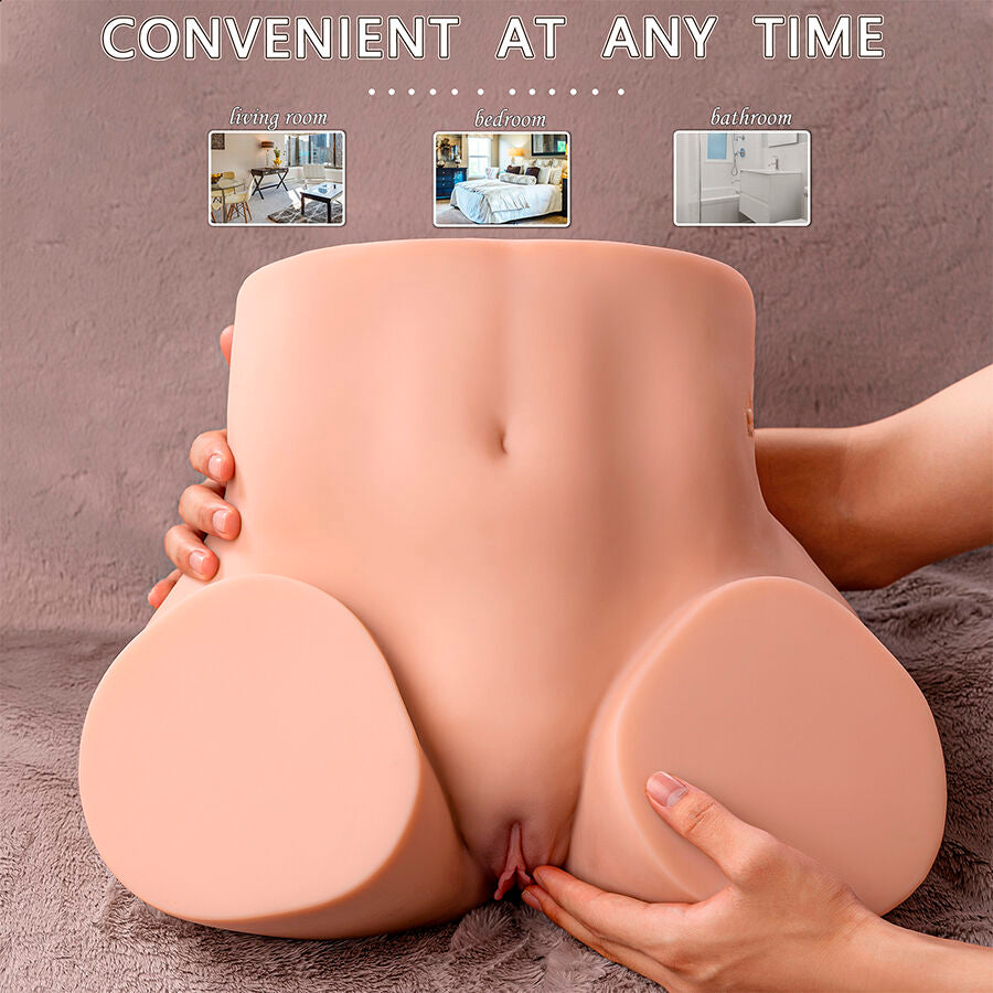 Xise - Ethel Realistischer Vagina-Masturbator mit Mehreren Vibrationspositionen