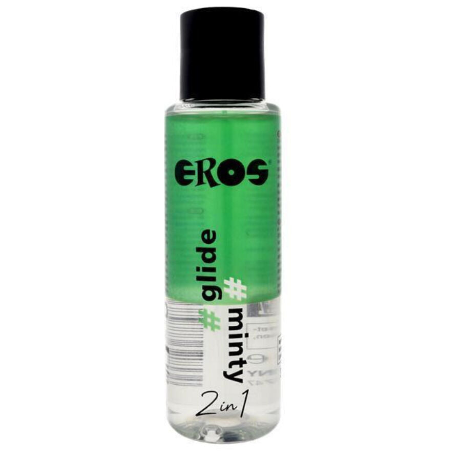 Eros - "2 in 1"glide Minty Gleitmittel auf Silikonbasis 100 ml