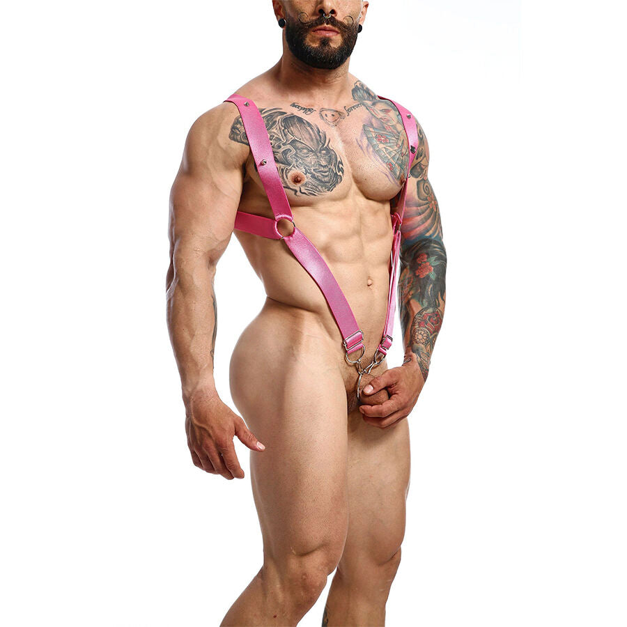 Mob - Dngeon Pink Gerades Harness, Eine Grösse