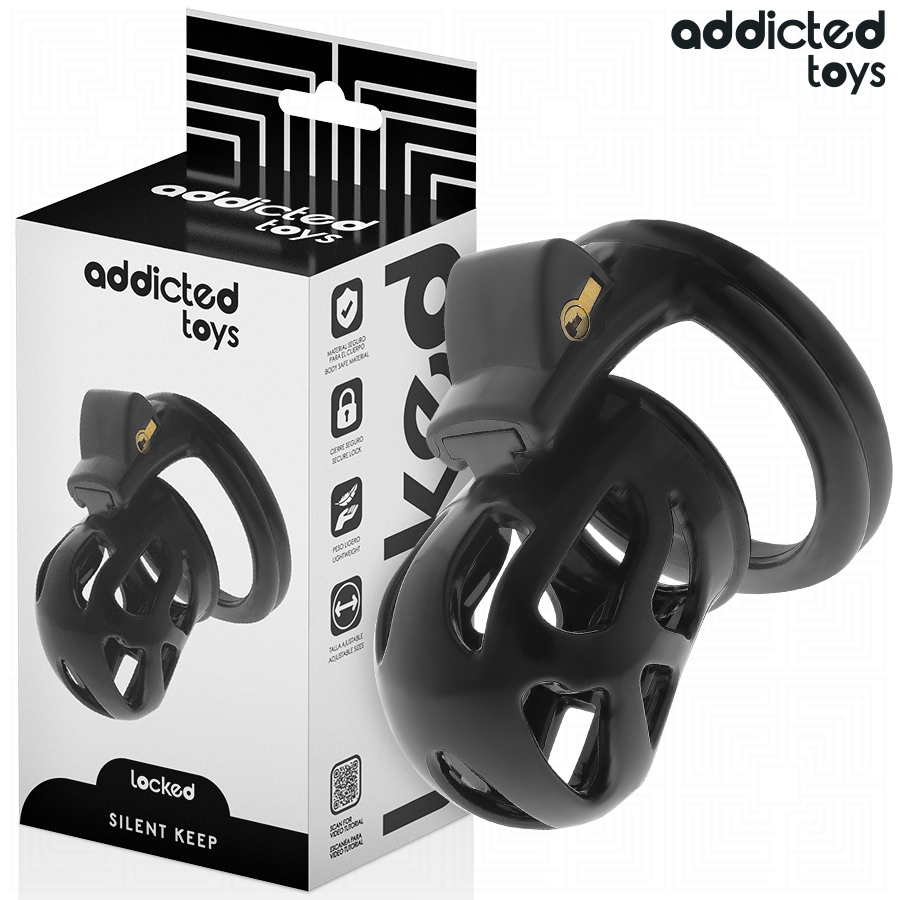Addicted Toys Locked - Silent Keep Peniskäfig 7,5 cm
