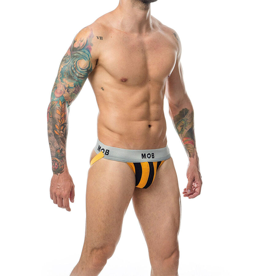 Mob - Classic Jock Stripe Orange Grösse M