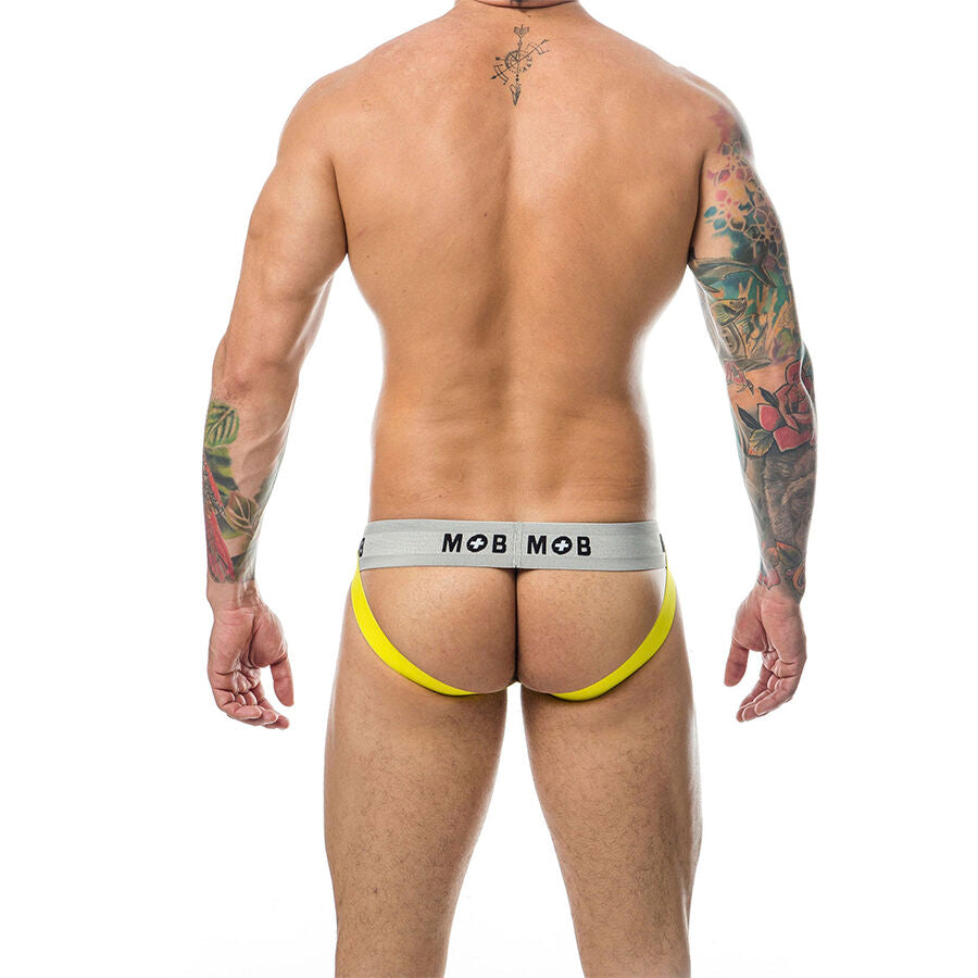 Mob - Classic Stripe Jock Gelb Grösse XL