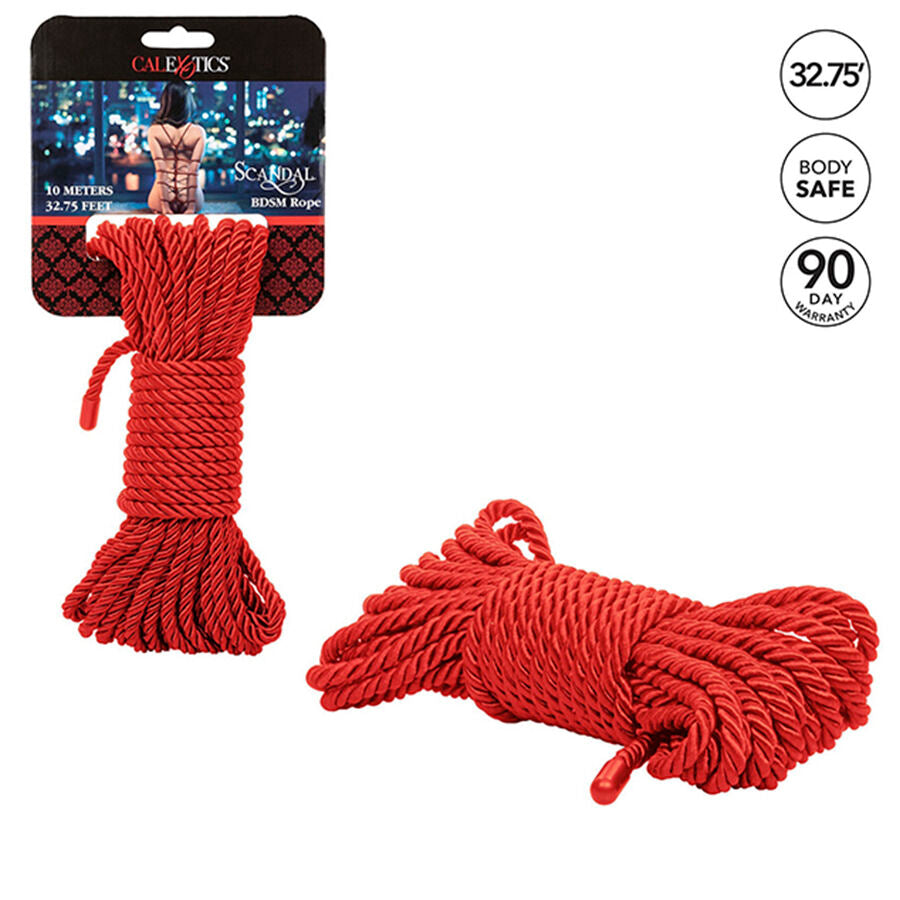 Calexotics - Scandal Red BDSM-Seil 10 M
