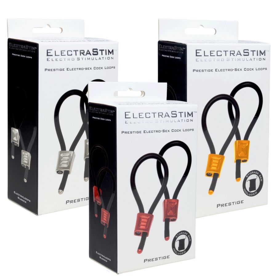 Electrastim - Prestige Electra Loops Verstellbare Cockringe Rot