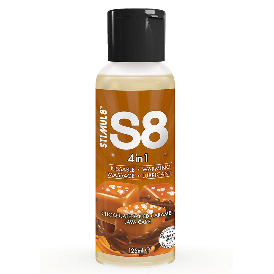 Stimul8 - S8 4 in 1 Schokolade und Gesalzenes Karamell-Dessert-Gleitmittel 125 ml