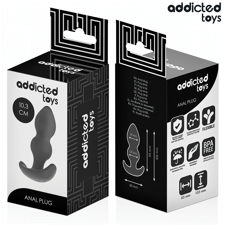 Addicted Toys - Analstecker Grösse S 10,3 cm