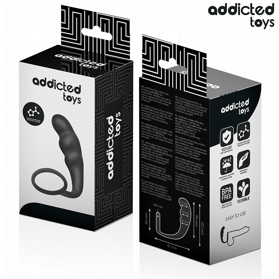 Addicted Toys - Analplug mit Ring Modell 4