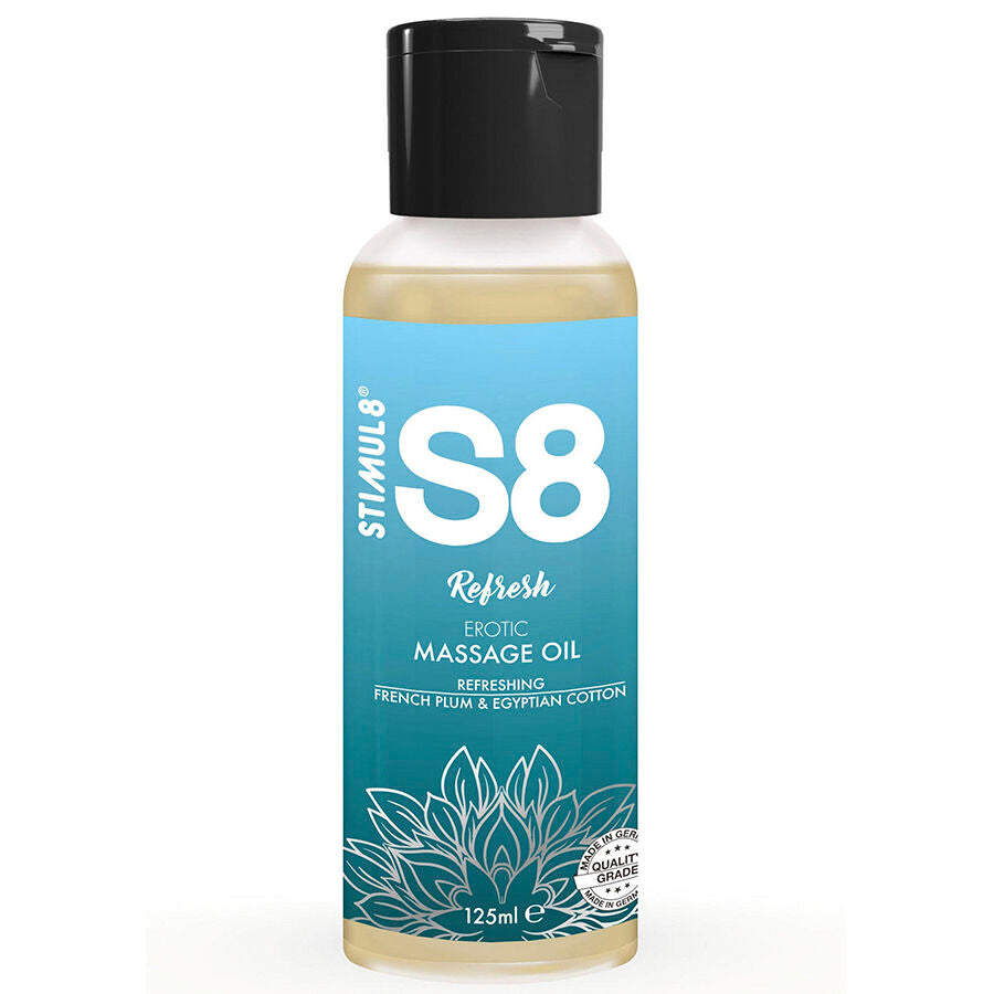 Stimul8 - S8 Refresh Baumwollmassageöl 125 ml