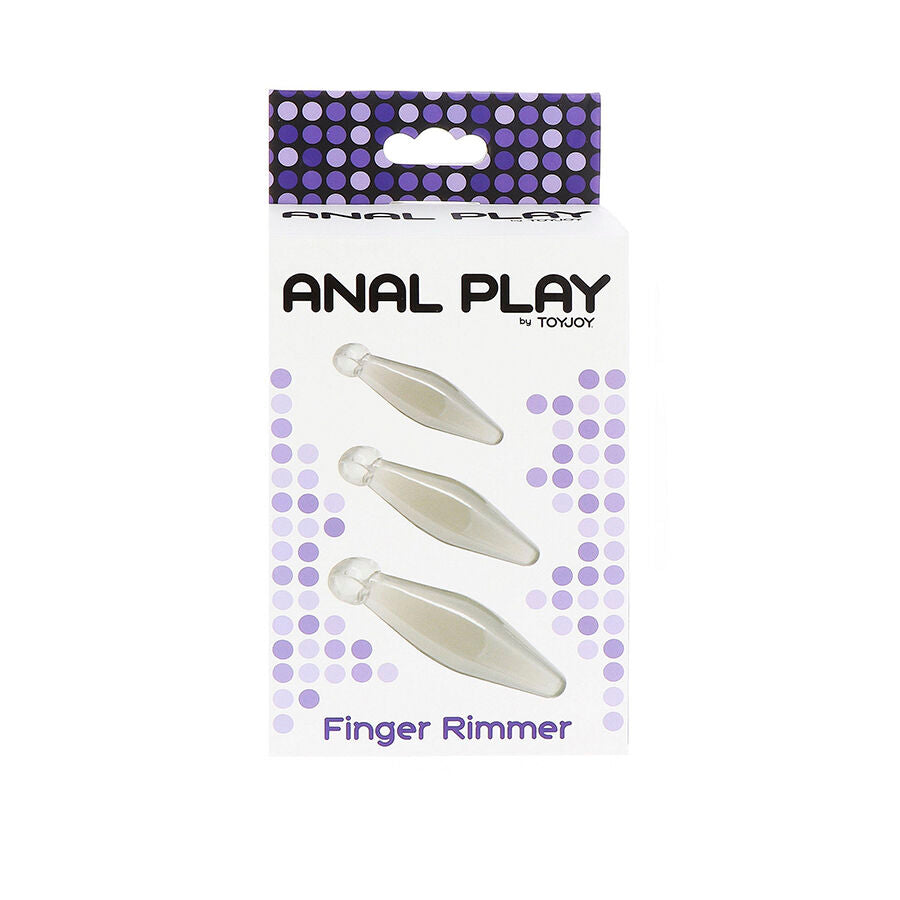Toyjoy - Anal Play Finger Rimmer 3 Stück Transparent