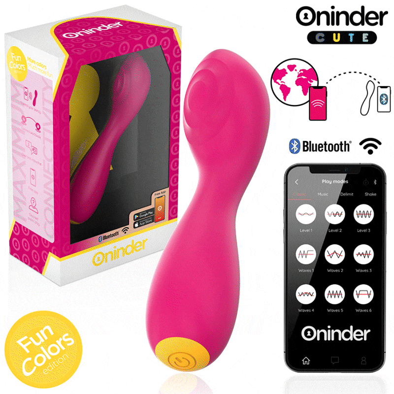 Oninder Cute - Love Buddy Master g-Spot Vibrator - Kostenlose Weltweite App