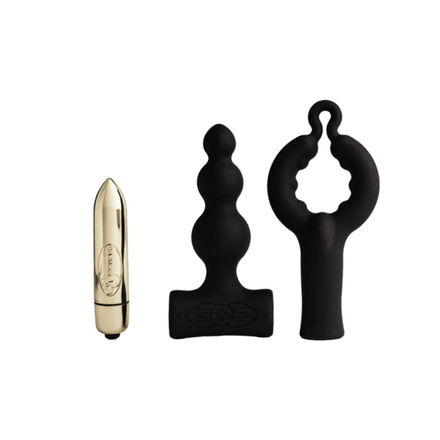 Rocks-Off - Petite Sensations Bubbles Anal Plug Vibrator Schwarz