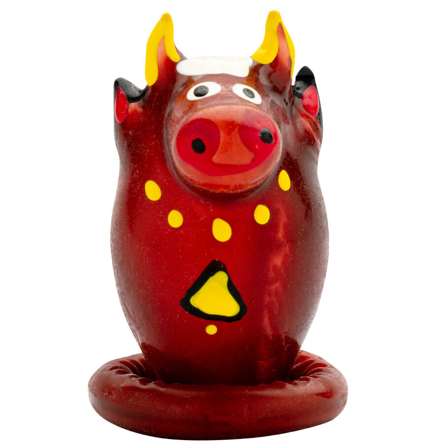 Condomerie - Handbemalte Neuheitskondome Bull Modell 1