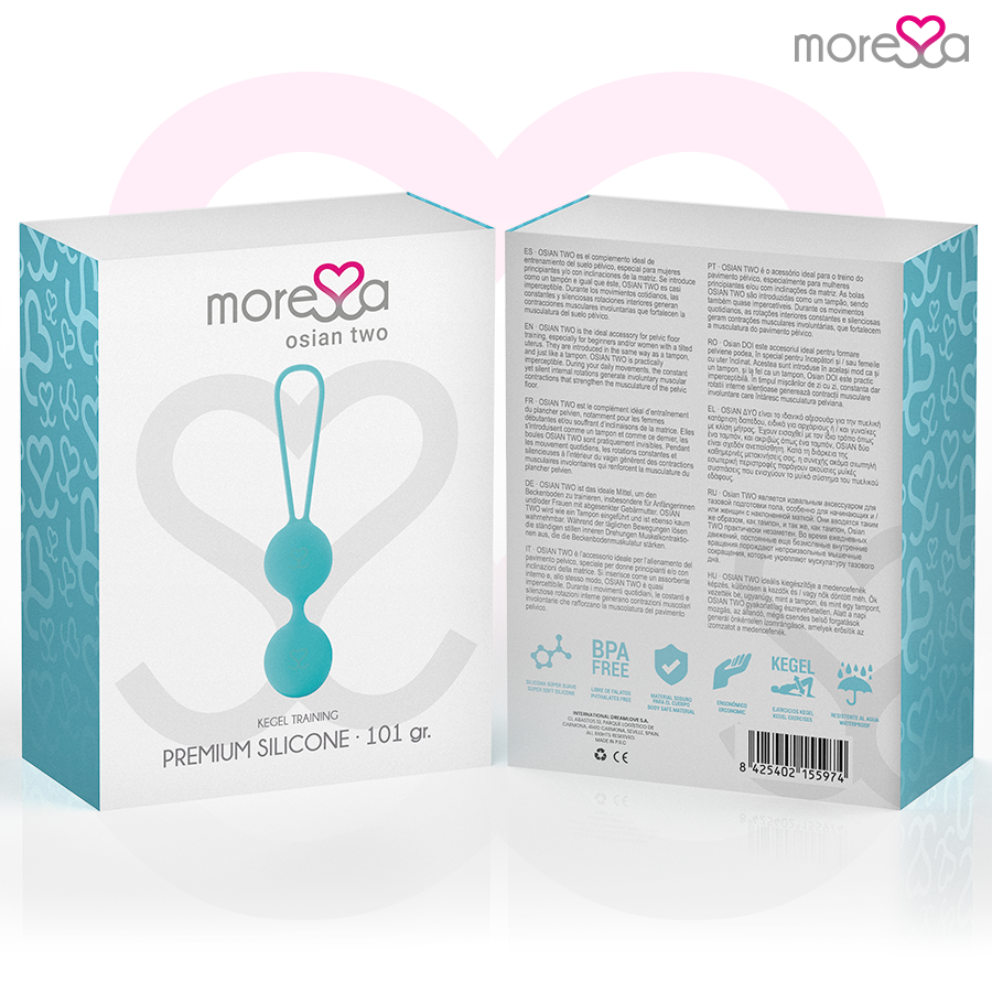 Moressa - Osian Zwei Premium Türkis-Silikon