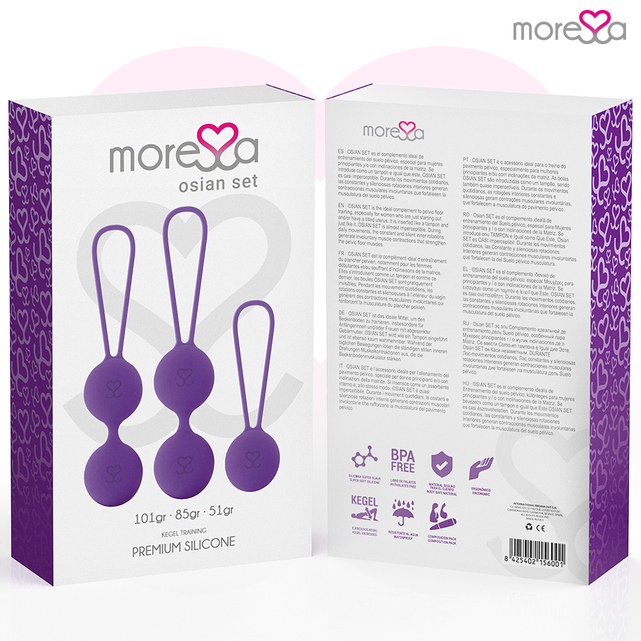 Moressa - Osian Set Premium Lila Silikon