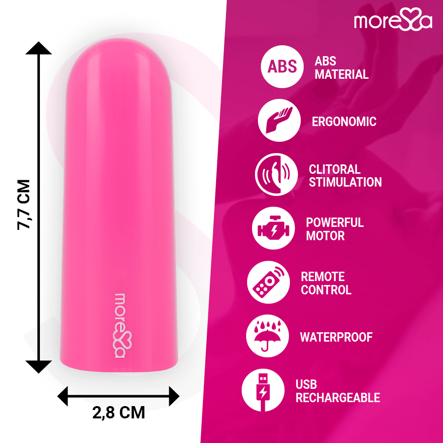 Nix Vibrator mit Fernbedienung Rosa – Ansicht 4