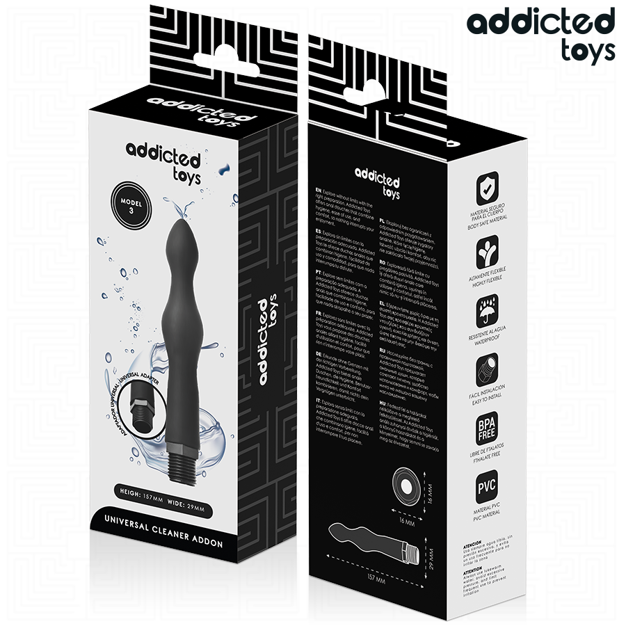 Addicted Toys - Anal Cleaner mit Universaladapter Modell 3