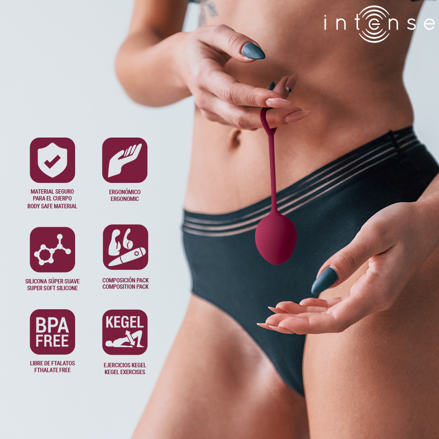 Intense - Charli Kegel Ball Kit Burgund