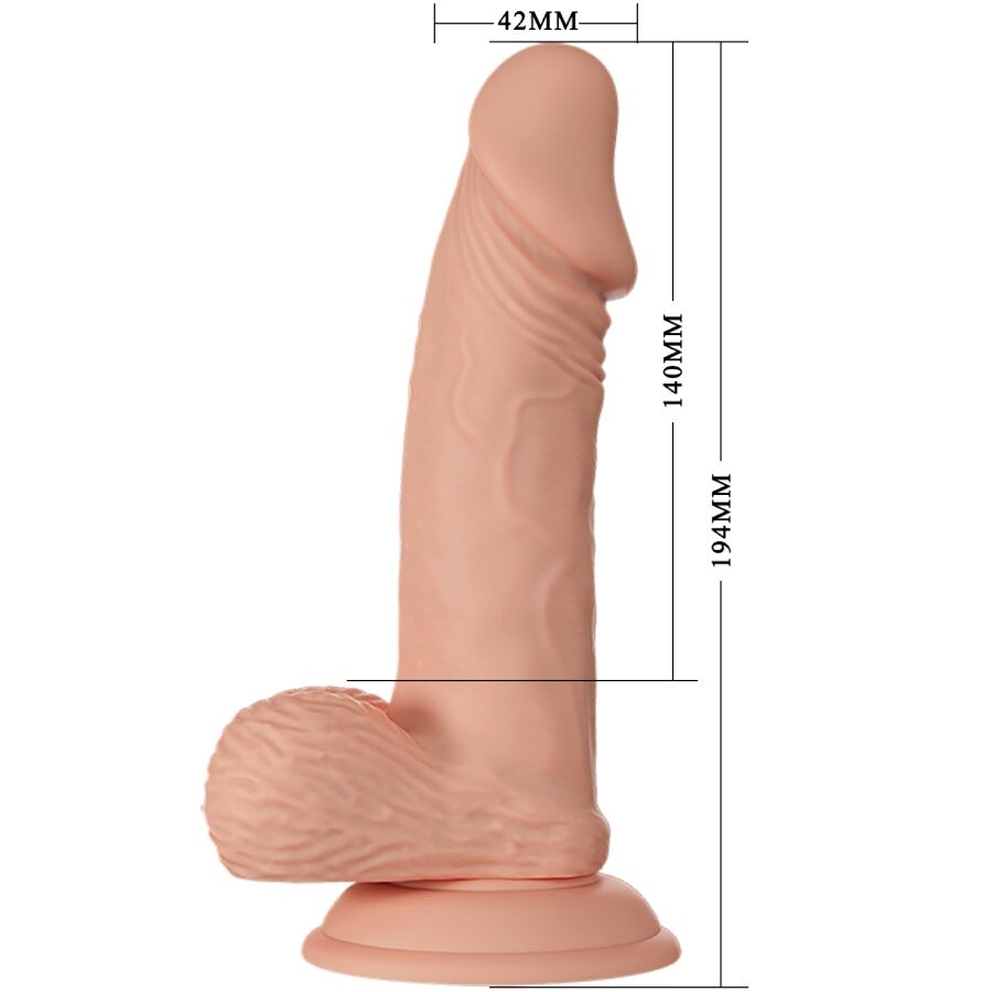 Baile - Schöne Begegnung Zebulon Flexibler Realistischer Dildo 19,4 cm Natürlich