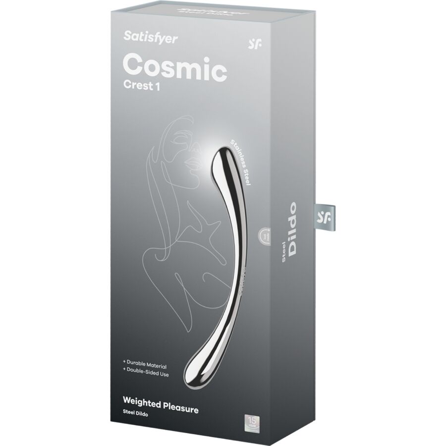 Satisfyer - Cosmic Crest 1 Doppeldildo aus Edelstahl