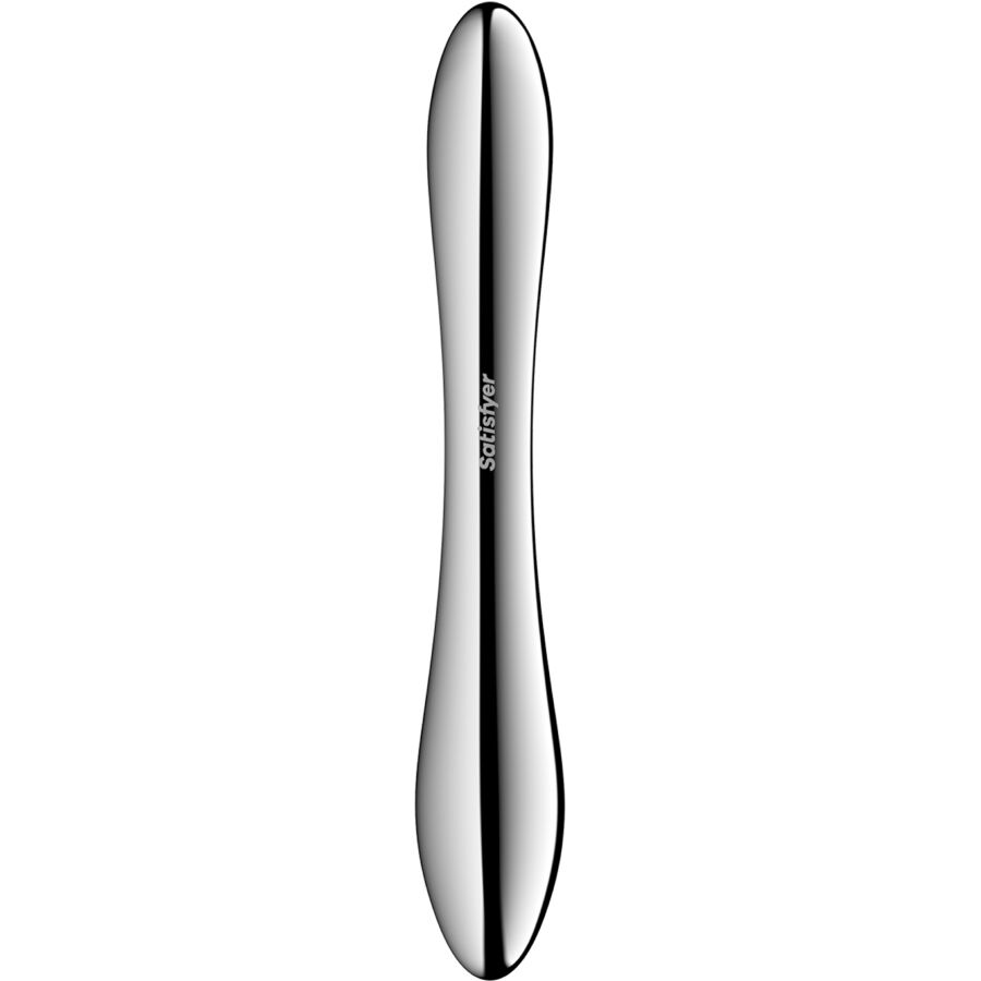 Satisfyer - Pure Gravity 1 Doppelendeller Dildo aus Edelstahl