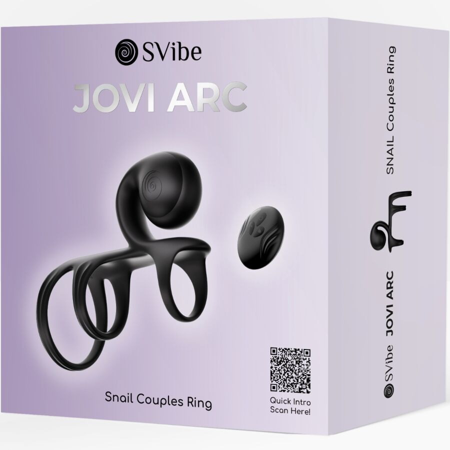 Snail Vibe - Jovi Arc Couple Ring Fernbedienung Schwarz