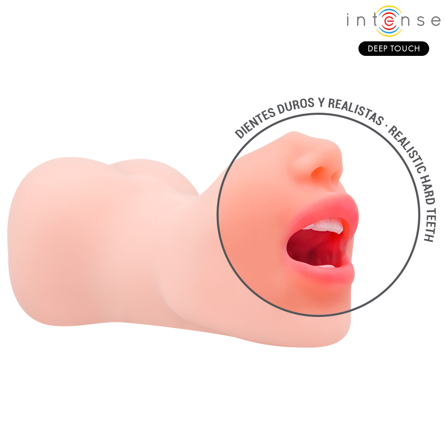 Intense Deep Touch – Riley Doppelmusturbator für Mund und Vagina
