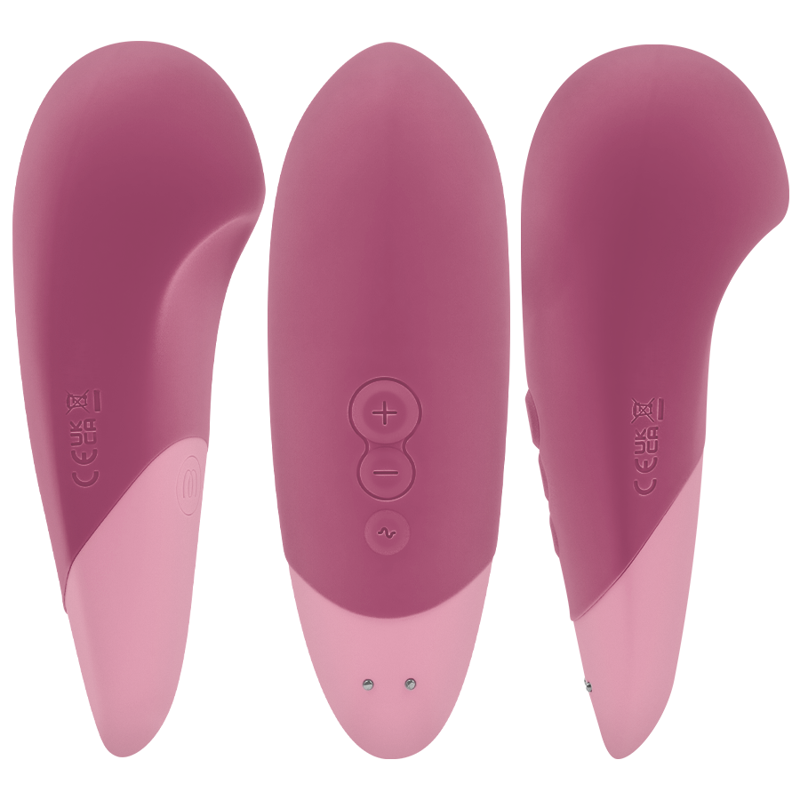 Womanizer - Vibe Lay-On Silent Vibrator Dusky Pink