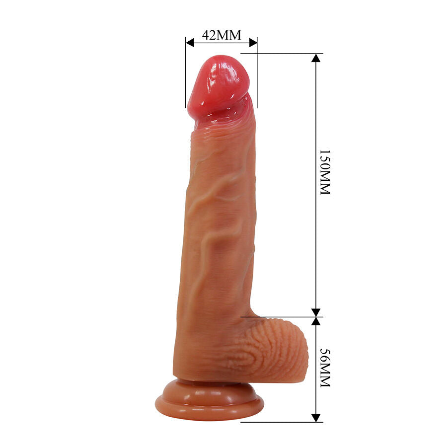 Pretty Love - Lisle Realistischer Dildo mit Saugnapf 20,6 cm -Ø- 4,2 cm