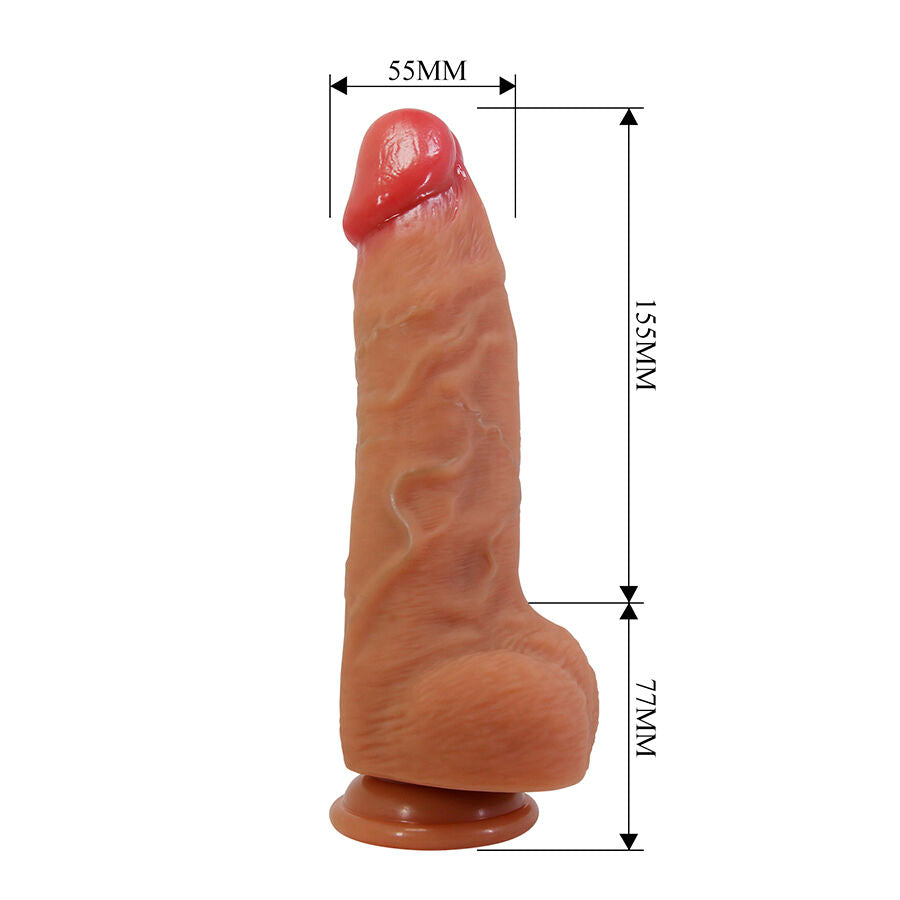 Pretty Love - Najm Realistischer Dildo mit Saugnapf 23,2 cm -Ø- 5,5 cm