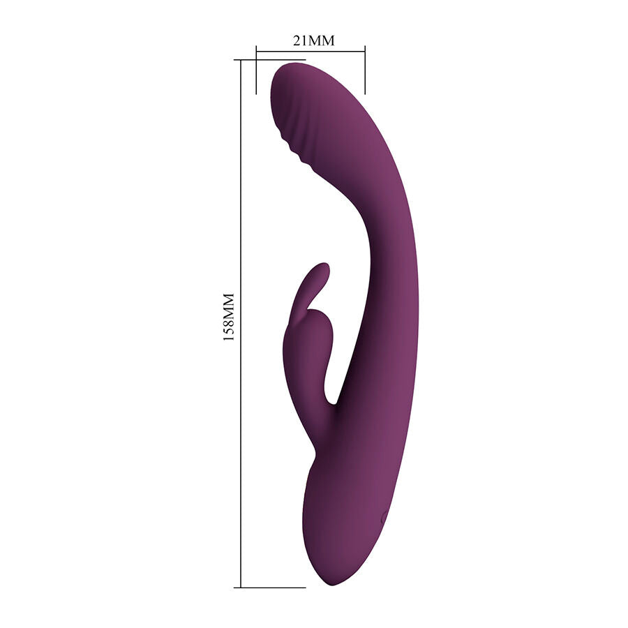 Pretty Love - Emma Rabbit Lila Vibrator mit Stimulator