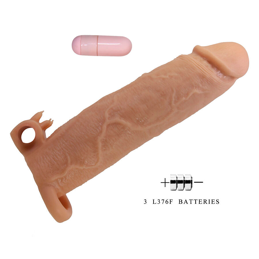 Pretty Love - Xerxes Penishülle mit Klitoralstimulator und Vibration