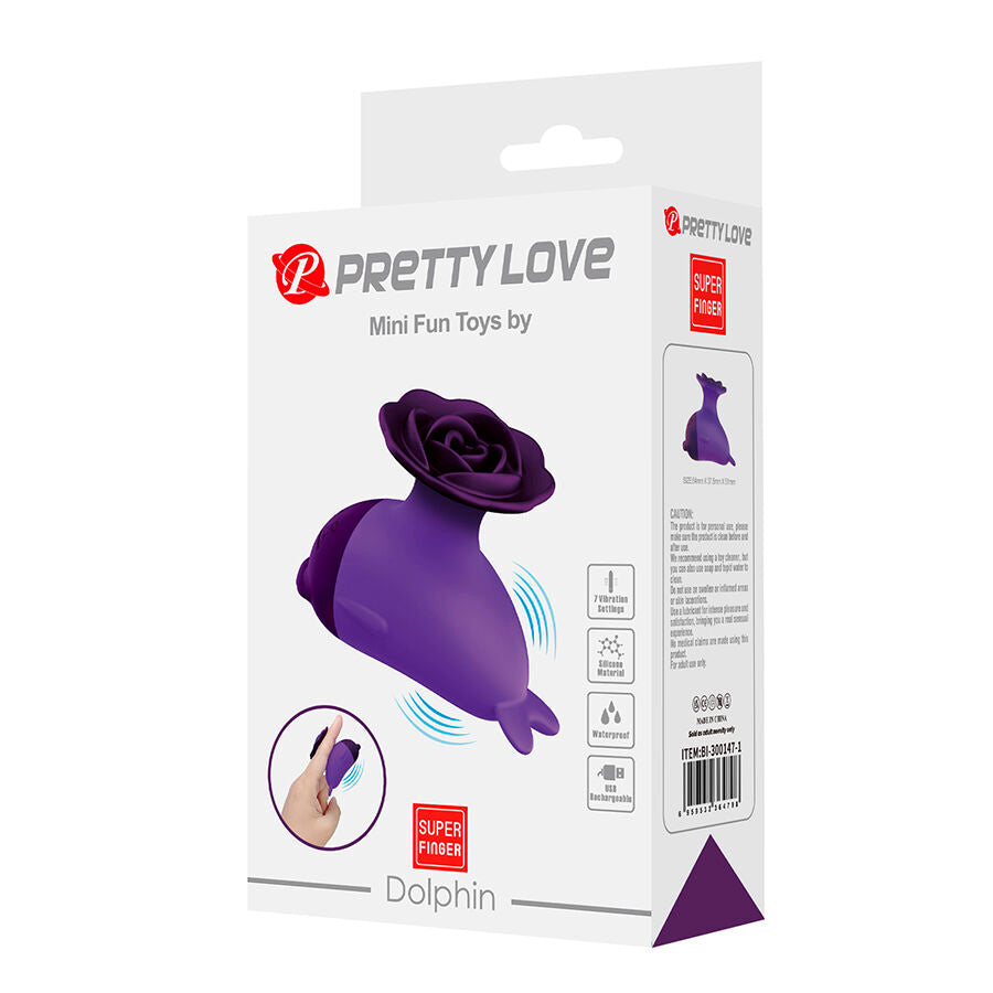 Pretty Love - Dolphin Mini Vibrator mit Clip