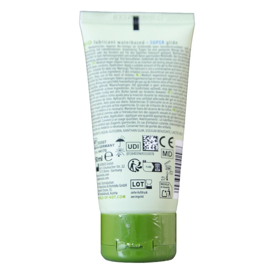 Hot - Bio-Gleitmittel auf Wasserbasis 50 ml