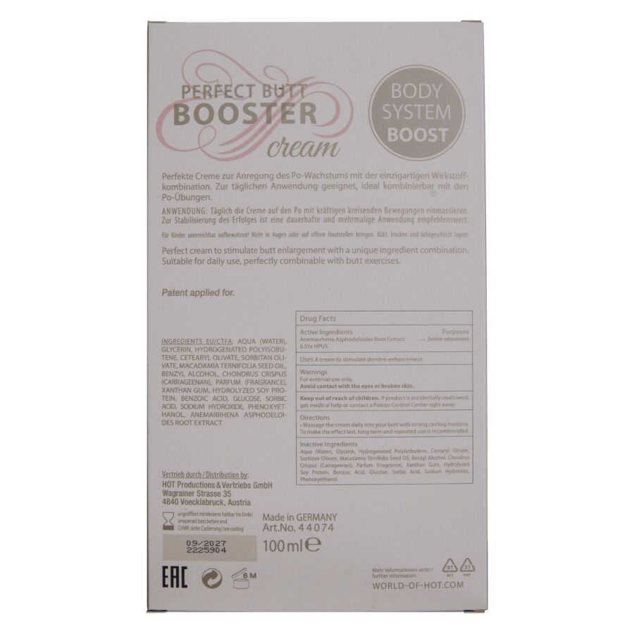 Hot - XXL Po-Booster-Creme 100 ml