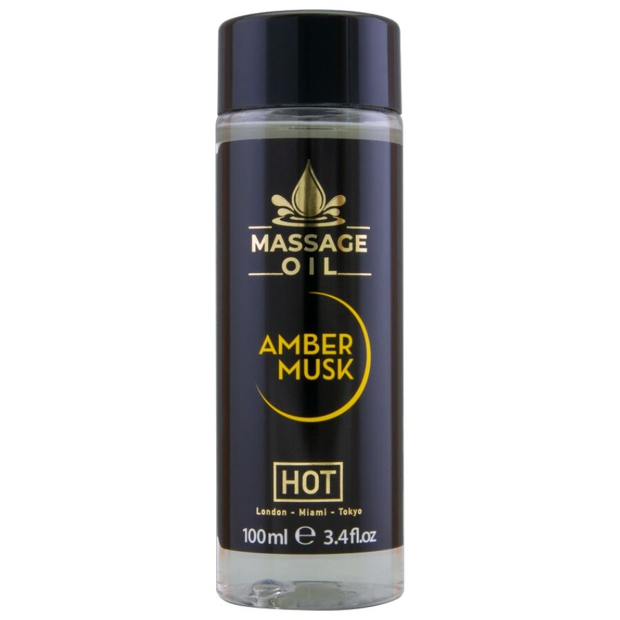 Hot - Massageöl Amber & Moschus 100 ml