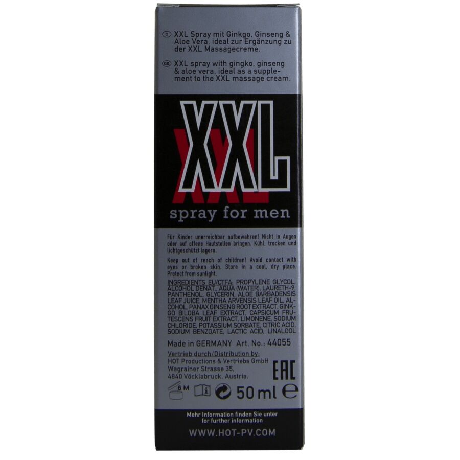 Hot - XXL Spray für Männer 50 ml