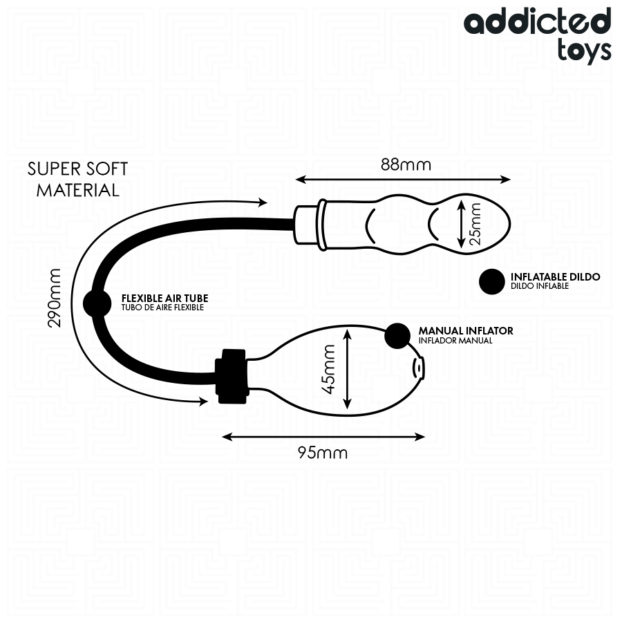 Addicted Toys - Aufblasbarer Analstupf Modell 1