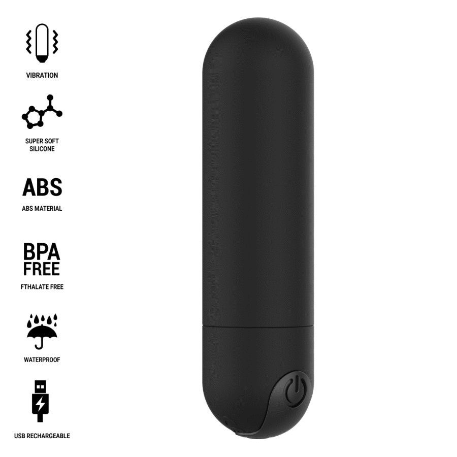 Intense - Karen Mini Wiederaufladbarer Vibrationskugel Schwarz
