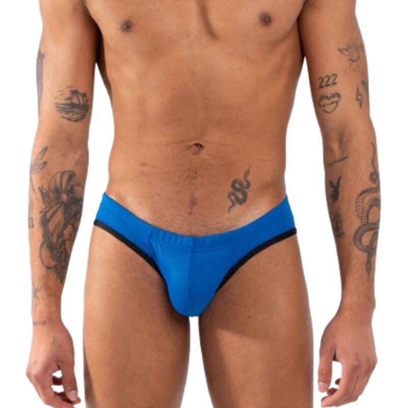 Herren-Dessous Slip Blau XL