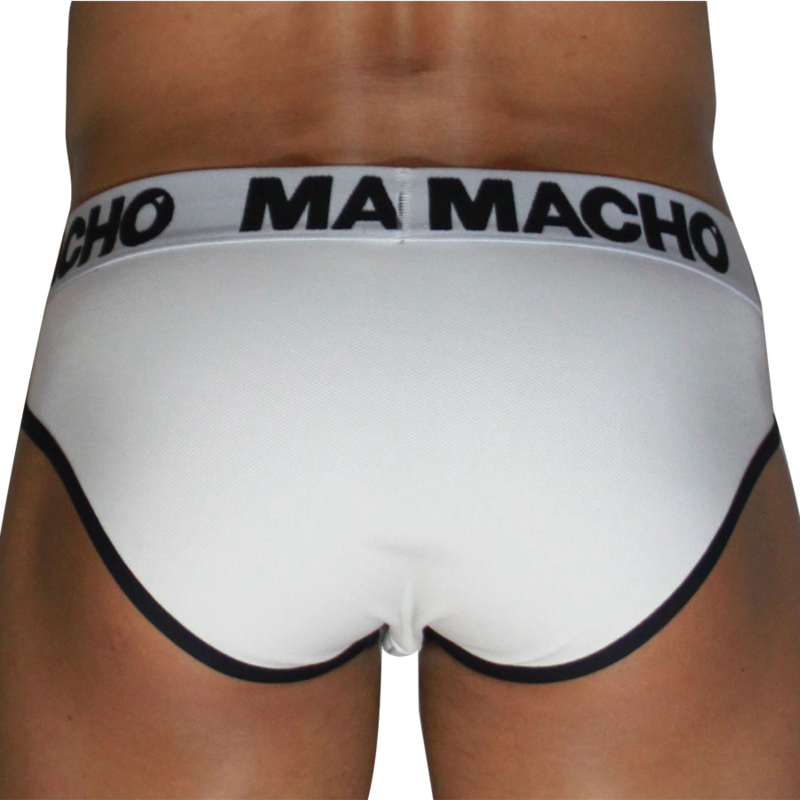 MACHO - MCH006 CLASSIC SLIP WEISS + SCHWARZ M