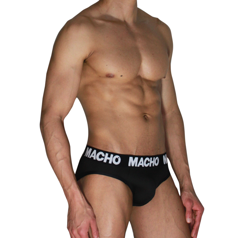 MACHO - MCH007 CLASSIC SLIP SCHWARZ + SCHWARZ XL