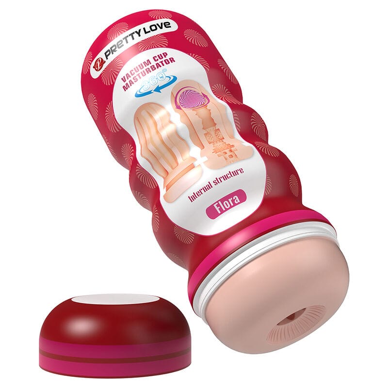 Masturbator Flora Vagina mit Saugnapf und Innenstruktur – Ansicht 2