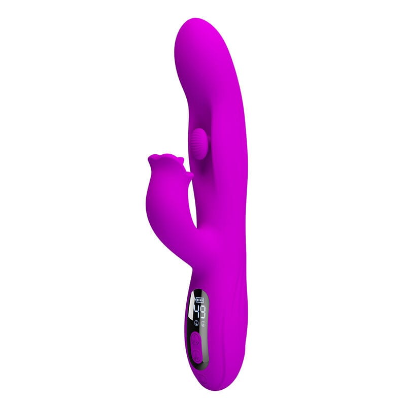 Vibrator Yalanda Rabbit oszillierend mit LED-Anzeige Lila – Ansicht 5