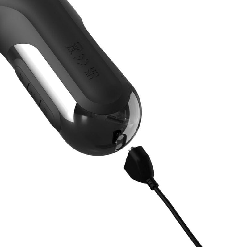 Vibrator Sonix Rabbit Silikon mit Stoßfunktion Schwarz – Ansicht 5