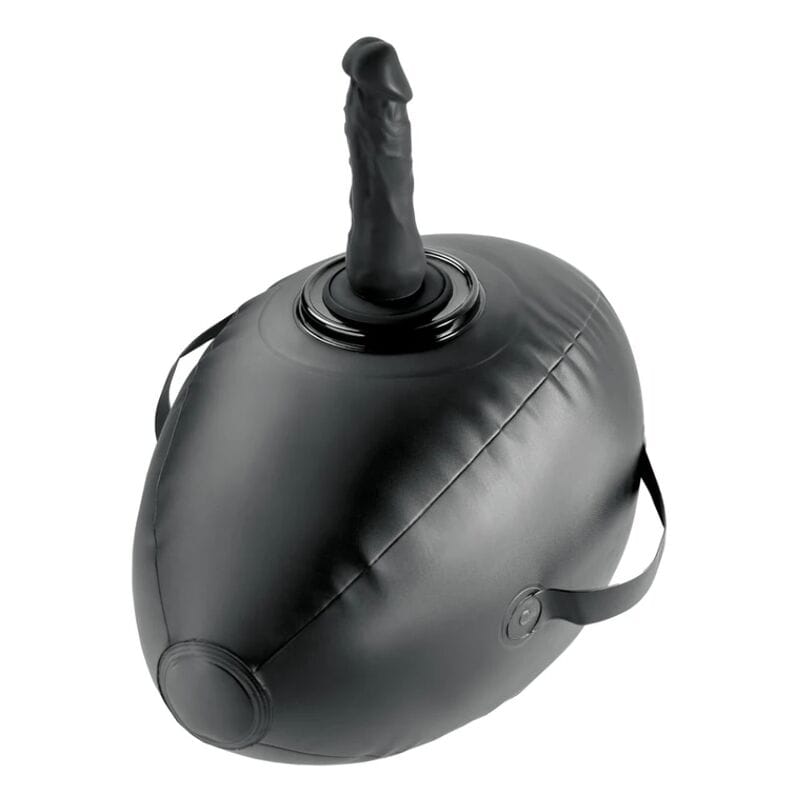 Dildo-Ball Body Dock aufblasbar Schwarz 41,9 cm