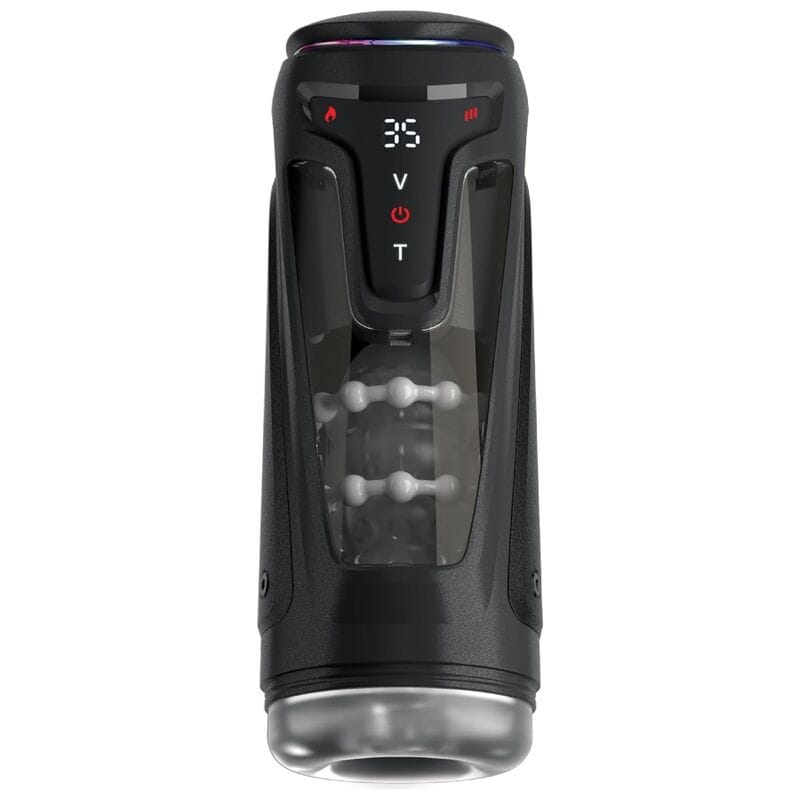 Masturbator Moto-Bator Pro Thrusting Stroker automatisch mit Vibration und Wärme 26,5 cm