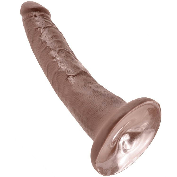 King Cock - 7 Dildo Schokolade 17.8 cm