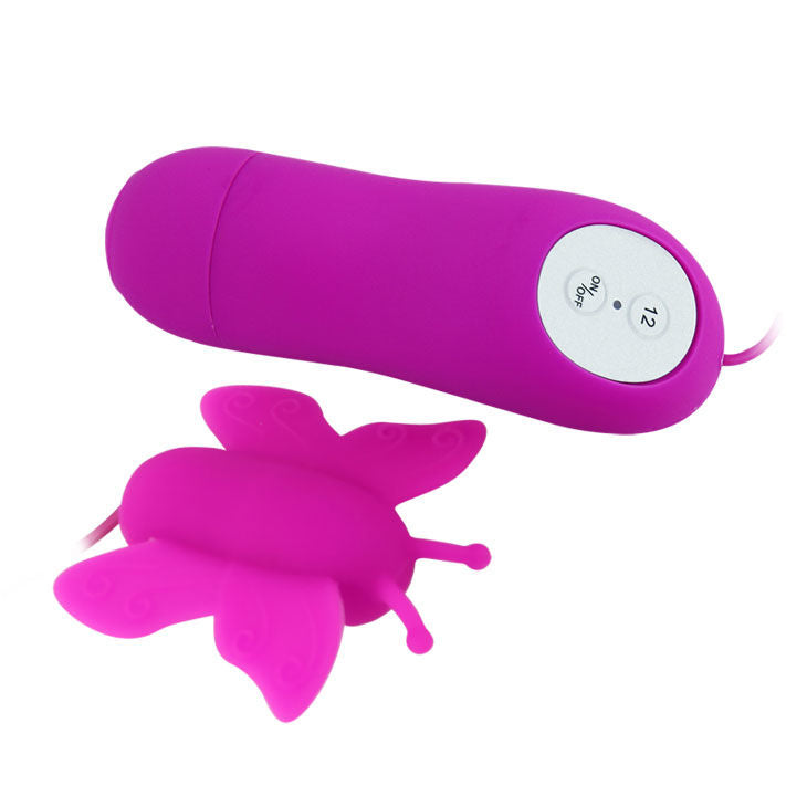 Baile - Love Eggs Butterfly Clitoris Stimulator 12 Geschwindigkeiten Lila Fernbedienung