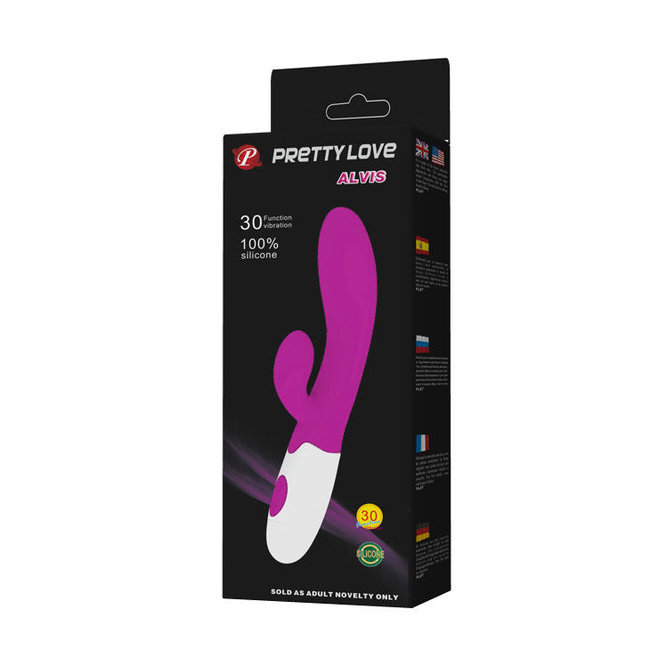 Pretty Love - Flirtation Alvis Vibrator mit Klitoris-Stimulator