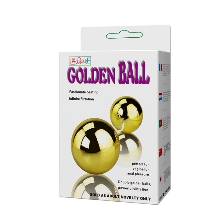 Baile - Goldener Vibrator mit Chinesischen Bllen